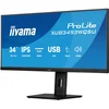 Image de iiyama ProLite XUB3493WQSU-B6 - 34 inch - WQHD - IPS - USB-Hub (4x) - Verstelbaar
