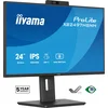 Image de iiyama ProLite XB2497HSNH-B1 - 24 inch - Full HD - IPS - 100Hz - Verstelbaar - USB-C Dock - Windows Hello Cam