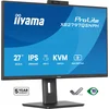 Image de iiyama ProLite XB2797QSNPH-B1 - 27 inch - QHD - IPS - 75Hz - Verstelbaar - USB-C Dock - 96w power delivery - Windows Hello Cam