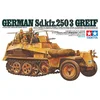 Image de Tamiya Modelbouwpakket Militaire voertuigen - 35113 Sd.Kfz.250/3 Greif Ausf. A WWII met 4 Figuren - Duits Pantservoertuig Plastic - 1:35 - Modelbouw