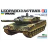 Image de Tamiya Modelbouwpakket Militaire voertuigen - 25207 Leopard 2A6 Tank - Ukraine Plastic - 1:35 - Modelbouw