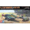 Image de Tamiya Modelbouwpakket Militaire voertuigen - 25212 Ilyushin IL-2 Shturmovik - GAZ-67B Set Plastic - 1:48 - Modelbouw