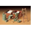 Image de Tamiya Modelbouwpakket Diorama - 35180 Diorama-Set German Engine Maint.Cr. with 2 Figures Plastic - 1:35 - Modelbouw
