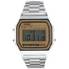 Image de Casio Vintage Iconic A158WEA-9EF Unisex Horloge 36,3 mm - Zilverkleurig