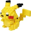Image de Bandai - Nanoblock - Pikachu Deluxe - Pokémon figuur - Mini Brick Pikachu figuur - Bouwset - Activiteit 12+ pixel Pikachu Pokémon figuur - NBPM36