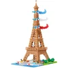Image de Bandai - Nanoblock - Eiffeltoren Deluxe - Baksteen Minifiguur 2500 stuks - Bouwpakket Montage Model Monumenten Parijs - Bouwpakket Speelgoed Kinderen 12 jaar en + Tiener Volwassenen - NBC057