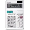 Image de Sharp EL-320W Zakrekenmachine werkt op batterijen, werkt op zonne-energie Wit Aantal displayposities: 12