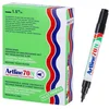 Image de Artline 70 Permanent Marker - Doos 12 Stuks - Kogelpunt 1,5mm - Watervast & Wrijfvast - Hervulbaar - Zwart