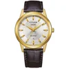 Image de Citizen  AW0102-13AE Horloge - Leer - Bruin - Ø 40 mm