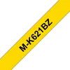 Image de Labeltape Brother M M-K 621 Tapekleur: Geel Tekstkleur:Zwart 9 mm 8 m