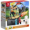 Image de Console Nintendo Switch   Bleu Néon & Rouge Néon + Ring Fit Adventure (Code) en occasion ou reconditionné