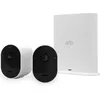 Image de Arlo Pro 3 - Pack de 2 caméras de surveillance Wifi sans fil - Blanc - 2K - Eclairage spotlight intégré - Champ de vision à 160° en occasion ou reconditionné