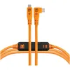 Image de Tether Tools TetherPro Optima 10G USB-C, 15' (4.6m), straight to right orange