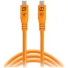 Image de Tether Tools TetherPro Optima 10G USB-C, 6' (1.8m), straight orange