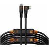Image de Tether Tools TetherPro Optima 10G USB-C, 31' (9.4m), straight to right black