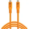 Image de Tether Tools TetherPro Optima 10G USB-C, 10' (3m), straight orange