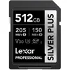 Image de Lexar Silver Plus 512GB SDXC UHS-I V30 - R205/W150 MB/s