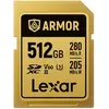 Image de Lexar Pro Gold Armor 512GB SDXC UHS-II V60 - R280/W210 MB/s - IP68