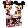 Image de Figurine Disney - Bi-Pack Valentine Minnie & Mickey Exclusive Pop 10cm en occasion ou reconditionné