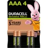 Image de Duracell Oplaadbare AAA batterijen - 750 mAh NiMH - 4 stuks