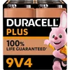 Image de Duracell Plus 9V - alkaline batterijen - 6LR61 - 4 stuks