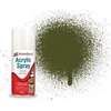 Image de Humbrol Hobbyverf Acrylverf - #155 Olive Drab - Matt - Acryl spray Verf spuitbus - 150 ml