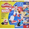 Image de Play-Doh Marvel Captain America Motorsnijder Speelset - Boetseerklei - 3 Play-Doh potjes - Knutselen voor kinderen