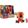 Image de Marvel Iron Man and His Awesome Friends, 2-in-1 mech-pak en voertuig, actiefiguur en speelgoedvoertuig