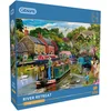 Image de Gibsons - River Retreat (door Greg Giordano) - 500 stukjes 48×34cm (b×h) - Legpuzzel voor Volwassenen