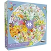 Image de Gibsons - A Year in the Garden (door Claire Comerford) - 500 stukjes 49×49cm (b×h) - Legpuzzel voor volwassenen