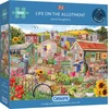 Image de Gibsons - Life on the Allotment (door Janice Daughters) - 1000 stukjes 68×49cm (b×h) - Legpuzzel voor volwassenen