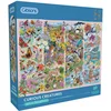 Image de Gibsons - Curious Creatures (door Janice Daughters) - 1000 stukjes 68×49cm (b×h) - Legpuzzel voor volwassenen