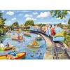 Image de Gibsons legpuzzel The Boating Lake - 1000 stukjes puzzelplezier.