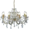 Image de Searchlight Marie Therese - Kroonluchter - 8 lichts - Goud