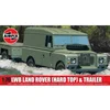Image de Airfix Modelbouwpakket Auto - 02324 Land Rover LMB met Aanhangwagen - Hard Top - Britse Terreinwagen Plastic - 1:76 - Modelbouw