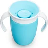 Image de Munchkin Miracle Anti-Lek 360° Drinkbeker - Trainer Cup - Oefenbeker voor Baby en Kind - 207ml - Blauw