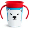 Image de Munchkin Miracle 360 Drinkbeker - WildLove Trainer Cup - Anti-Lek 360° Cup - Oefenbeker voor Baby en Kind - 177ml - IJsbeer Editie