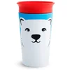 Image de Munchkin Miracle 360 Drinkbeker - WildLove Sippy Cup - Anti-Lek 360° Cup - Oefenbeker voor Baby en Kind - 266ml - IJsbeer Editie