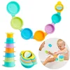 Image de Munchkin Badspeelgoed - Connect A Cup - Vrolijke Badbekertjes - Badspeelgoed voor Jongens en Meisjes - Leerrijk voor Kinderen - Vanaf 9 Maanden - 7 bekertjes voor in bad