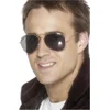 Image de Smiffys - Aviator Kostuum Bril - Goudkleurig