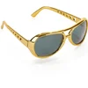 Image de Smiffys - Elvis Shades Kostuum Bril - Goudkleurig