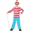 Image de Waar is Wally ? Jongens kostuum | maat M 7-9 jaar (130-143)