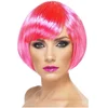 Image de Smiffys - Pruik - Bobline - Neon roze