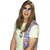 Image de Hippiepruik voor volwassenen. - Verkleedpruik - One size
