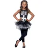 Image de "Halloween kostuum voor meisjes skelet met zwarte tutu - Kinderkostuums - 122/134"