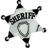 Image de Smiffys Western Sheriff ster - carnaval badge - kinderen en volwassenen - Cowboys - 6,5 cm - plastic