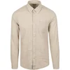 Image de Barbour Shirt Nelson Tailored Stone Beige - Maat XXL - Heren - Overhemden Casual