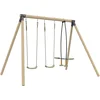 Image de BARBICHE schommelset 2 schommels - tegenovergesteld - verankeringsset - FSC® hout h224 cm