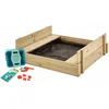 Image de FSC® houten zandbak met ingebouwde bankjes