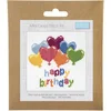 Image de Borduurpakket Kruissteekpakket Telpatroon: Verjaardagsballonnen